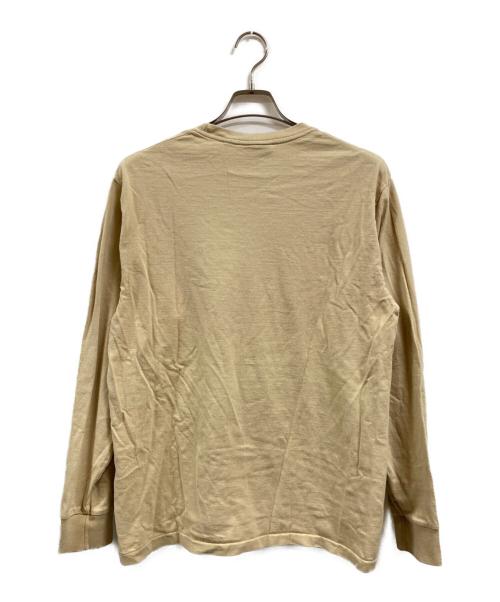 A BATHING APE（アベイシングエイプ）A BATHING APE (アベイシングエイプ) ロングスリーブカットソー ベージュ サイズ:Ｌの古着・服飾アイテム