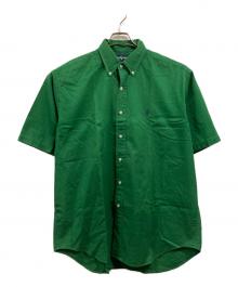 POLO RALPH LAUREN（ポロ・ラルフローレン）の古着「半袖ボタンダウンシャツ」｜グリーン
