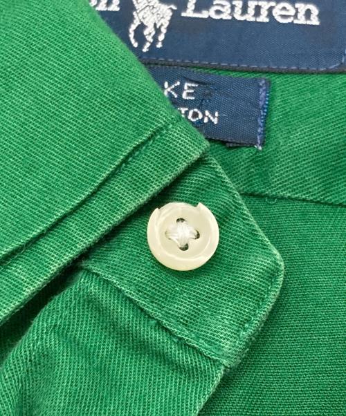 POLO RALPH LAUREN（ポロ・ラルフローレン）POLO RALPH LAUREN (ポロ・ラルフローレン) 半袖ボタンダウンシャツ グリーン サイズ:Ⅼの古着・服飾アイテム