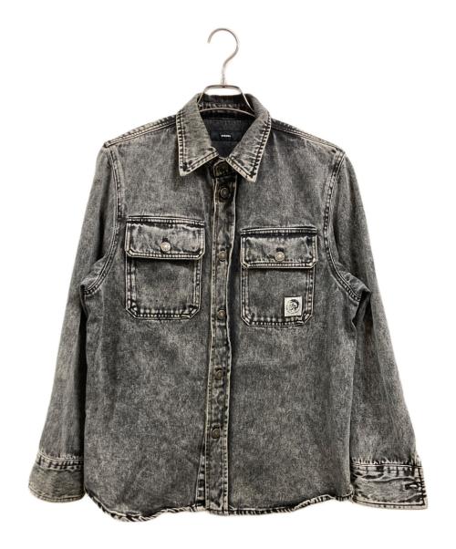 DIESEL（ディーゼル）DIESEL (ディーゼル) デニムシャツジャケット ブラック サイズ:XSの古着・服飾アイテム