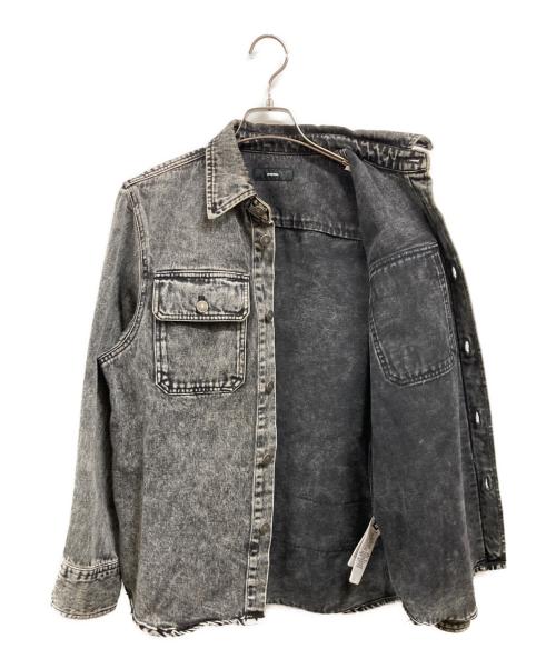 DIESEL（ディーゼル）DIESEL (ディーゼル) デニムシャツジャケット ブラック サイズ:XSの古着・服飾アイテム
