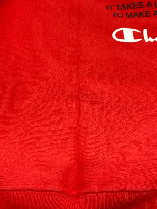 Champion（チャンピオン）Champion (チャンピオン) HARLEY-DAVIDSON (ハーレーダビッドソン) スウェット レッド サイズ:Ｍの古着・服飾アイテム