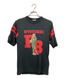 PLAY BOY×Hysteric Glamour（プレイボーイ×ヒステリックグラマー）の古着「フットボールTシャツ」｜ブラック