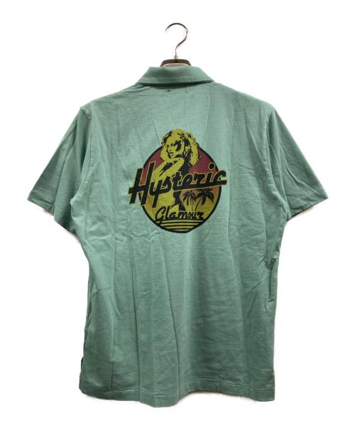 Hysteric Glamour（ヒステリックグラマー）Hysteric Glamour (ヒステリックグラマー) ポロシャツ グリーン サイズ:Ｍの古着・服飾アイテム