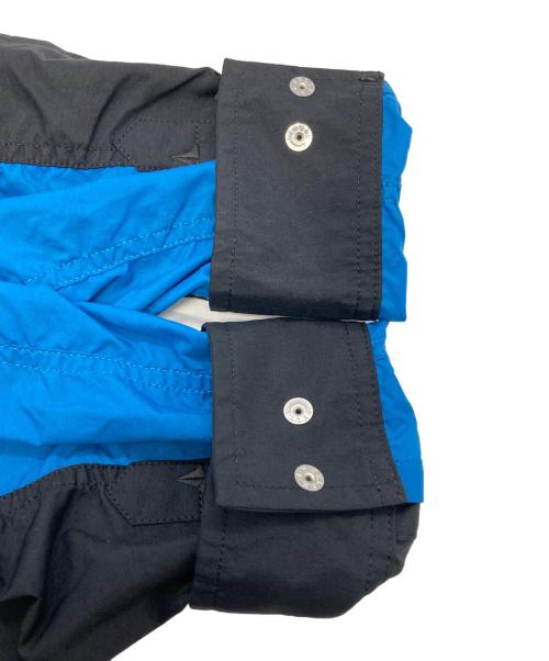 THE NORTH FACE（ザ ノース フェイス）THE NORTH FACE (ザ ノース フェイス) L/S Nuptse Shirt ブラック×ブルー サイズ:Ｍの古着・服飾アイテム