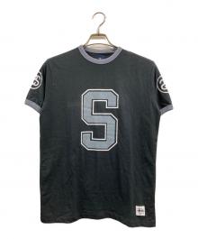 stussy（ステューシー）の古着「リンガーTシャツ」｜ブラック