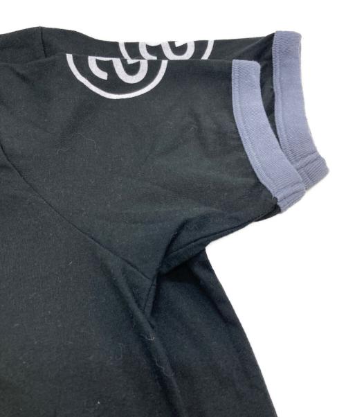 stussy（ステューシー）stussy (ステューシー) リンガーTシャツ ブラック サイズ:Sの古着・服飾アイテム