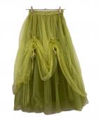Ameriアメリ）の古着「CURTAIN TULLE SKIRT」｜グリーン