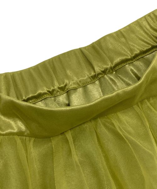 Ameri（アメリ）AMERI (アメリ) CURTAIN TULLE SKIRT グリーン サイズ:Sの古着・服飾アイテム