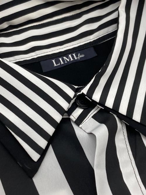 LIMI feu（リミフゥ）LIMI feu (リミフゥ) 切替シャツ ホワイト×ブラック サイズ:Sの古着・服飾アイテム