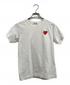 PLAY COMME des GARCONSプレイコムデギャルソン）の古着「Tシャツ」｜ホワイト