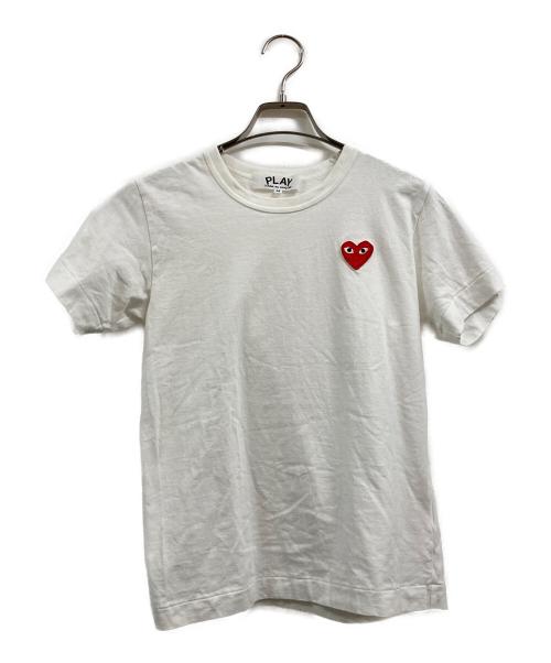 PLAY COMME des GARCONS（プレイコムデギャルソン）PLAY COMME des GARCONS (プレイコムデギャルソン) Tシャツ ホワイト サイズ:Ｍの古着・服飾アイテム