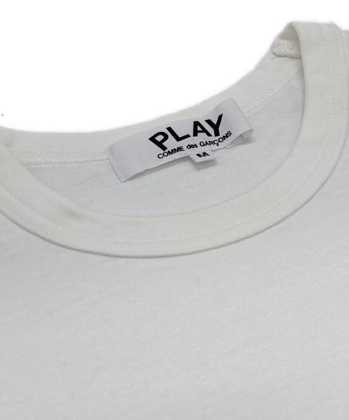 PLAY COMME des GARCONS（プレイコムデギャルソン）PLAY COMME des GARCONS (プレイコムデギャルソン) Tシャツ ホワイト サイズ:Ｍの古着・服飾アイテム