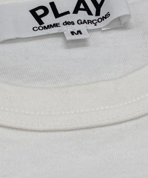 PLAY COMME des GARCONS（プレイコムデギャルソン）PLAY COMME des GARCONS (プレイコムデギャルソン) Tシャツ ホワイト サイズ:Ｍの古着・服飾アイテム