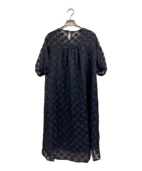 Dot and Stripes（ドットアンドストライプ）Dot and Stripes (ドットアンドストライプ) ドットワンピース ネイビー サイズ:不明の古着・服飾アイテム