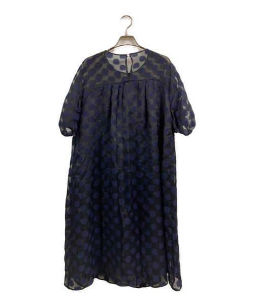 Dot and Stripes（ドットアンドストライプ）Dot and Stripes (ドットアンドストライプ) ドットワンピース ネイビー サイズ:不明の古着・服飾アイテム
