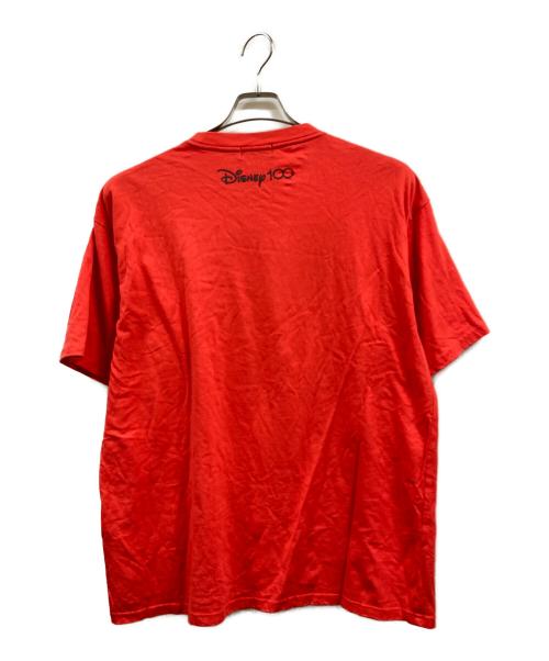 WCJ（ダブルシージェイ）WCJ (ダブルシージェイ) Disney (ディズニー) Disney100 / SS TEE レッド サイズ:Freeの古着・服飾アイテム