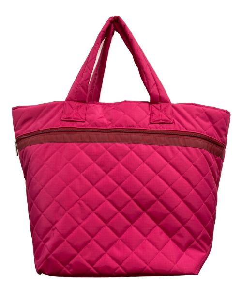 LeSportsac（レスポートサック）LeSportsac (レスポートサック) キルティングトートバッグ ピンクの古着・服飾アイテム