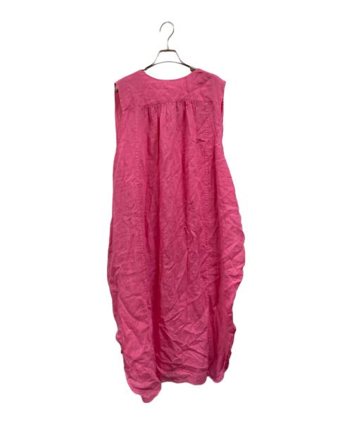 MACPHEE（マカフィー）MACPHEE (マカフィー) ラミー ノースリーブパレオワンピース ピンク サイズ:36の古着・服飾アイテム