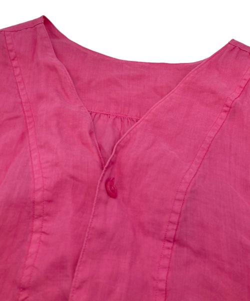 MACPHEE（マカフィー）MACPHEE (マカフィー) ラミー ノースリーブパレオワンピース ピンク サイズ:36の古着・服飾アイテム