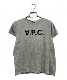 A.P.C.（アーペーセー）の古着「反転ロゴTシャツ」｜グレー