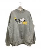 PEANUTS×SHIPS anyピーナッツ×シップスエニィ）の古着「プリントスウェット」｜グレー