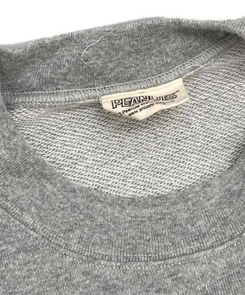 PEANUTS（ピーナッツ）PEANUTS (ピーナッツ) SHIPS any (シップスエニィ) プリントスウェット グレー サイズ:XLの古着・服飾アイテム