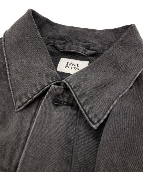 SCARPETTA（スカルペッタ）SCARPETTA (スカルペッタ) デニムジャケット ブラック サイズ:Freeの古着・服飾アイテム