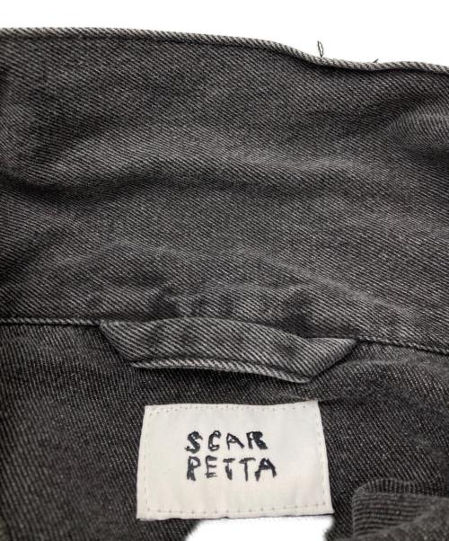 SCARPETTA（スカルペッタ）SCARPETTA (スカルペッタ) デニムジャケット ブラック サイズ:Freeの古着・服飾アイテム
