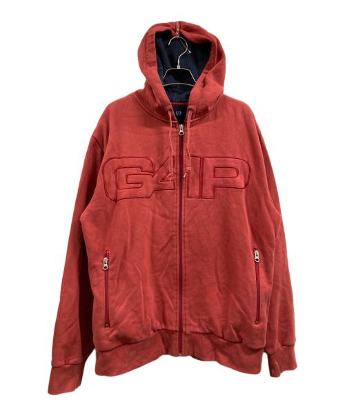 GAP（ギャップ）GAP (ギャップ) ジップパーカー レッド サイズ:Mの古着・服飾アイテム