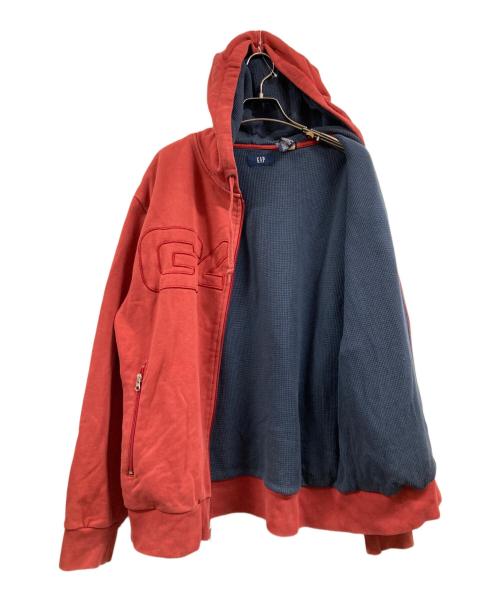 GAP（ギャップ）GAP (ギャップ) ジップパーカー レッド サイズ:Mの古着・服飾アイテム
