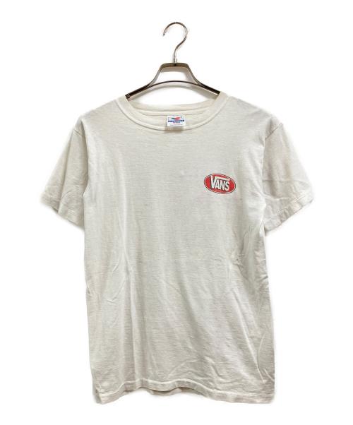 T-AMERICA（T-AMERICA）T-AMERICA (T-AMERICA) VANSロゴTシャツ ホワイト サイズ:Ⅿの古着・服飾アイテム