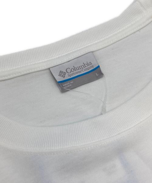 Columbia（コロンビア）Columbia (コロンビア) ロマビスタ グラフィック ロングスリーブ Tシャツ ホワイト サイズ:Ⅼ 未使用品の古着・服飾アイテム