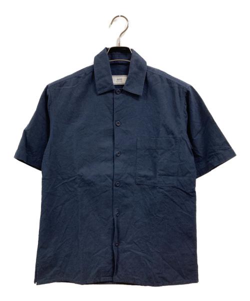 ami（アミ）ami (アミ) 半袖シャツ ネイビー サイズ:XSの古着・服飾アイテム