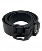 FRED PERRYフレッドペリー）の古着「Burnished Leather Belt」｜ブラック