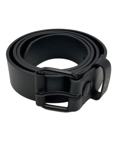 FRED PERRY（フレッドペリー）FRED PERRY (フレッドペリー) Burnished Leather Belt ブラックの古着・服飾アイテム