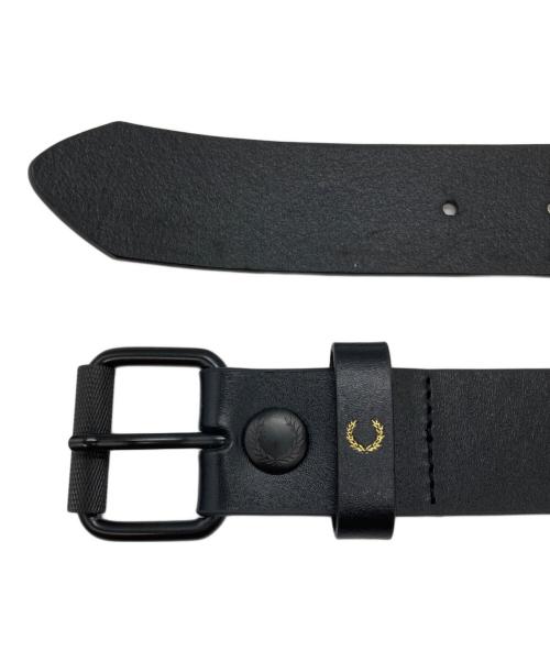 FRED PERRY（フレッドペリー）FRED PERRY (フレッドペリー) Burnished Leather Belt ブラックの古着・服飾アイテム