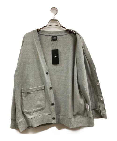 NEW BALANCE（ニューバランス）NEW BALANCE (ニューバランス) MET24 N Cardigan グレー サイズ:S 未使用品の古着・服飾アイテム