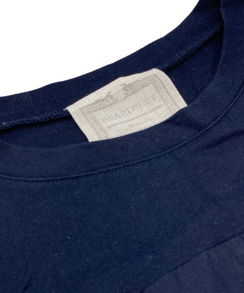 BEARDSLEY（ビアズリー）BEARDSLEY (ビアズリー) カットコンビフレアワンピース ネイビー サイズ:FREEの古着・服飾アイテム