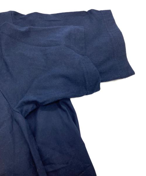 BEARDSLEY（ビアズリー）BEARDSLEY (ビアズリー) カットコンビフレアワンピース ネイビー サイズ:FREEの古着・服飾アイテム