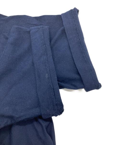 BEARDSLEY（ビアズリー）BEARDSLEY (ビアズリー) カットコンビフレアワンピース ネイビー サイズ:FREEの古着・服飾アイテム