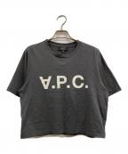 A.P.C.アーペーセー）の古着「ロゴTシャツ」｜グレー