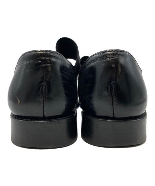 COMME des GARCONS（コムデギャルソン）COMME des GARCONS (コムデギャルソン) ゴムストラップシューズ ブラック サイズ:23cmの古着・服飾アイテム