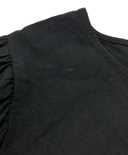 6(ROKU) BEAUTY&YOUTH（ロク ビューティーアンドユース）6(ROKU) BEAUTY&YOUTH (ロク ビューティーアンドユース) VOLUME SHORT SLEEVE DRESS ブラック サイズ:36の古着・服飾アイテム