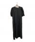 6(ROKU) BEAUTY&YOUTH（ロク ビューティーアンドユース）の古着「VOLUME SHORT SLEEVE DRESS」｜ブラック