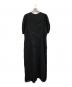 6(ROKU) BEAUTY&YOUTH (ロク ビューティーアンドユース) VOLUME SHORT SLEEVE DRESS ブラック サイズ:36：7000円