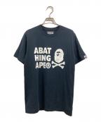 A BATHING APE PIRATE STOREアベイシングエイプ パイレーツストア）の古着「プリントTシャツ」｜ブラック