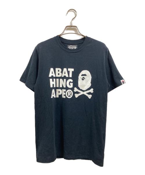 A BATHING APE PIRATE STORE（アベイシングエイプ パイレーツストア）A BATHING APE PIRATE STORE (アベイシングエイプ パイレーツストア) プリントTシャツ ブラック サイズ:Sの古着・服飾アイテム