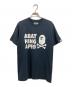 A BATHING APE PIRATE STORE（アベイシングエイプ パイレーツストア）の古着「プリントTシャツ」｜ブラック