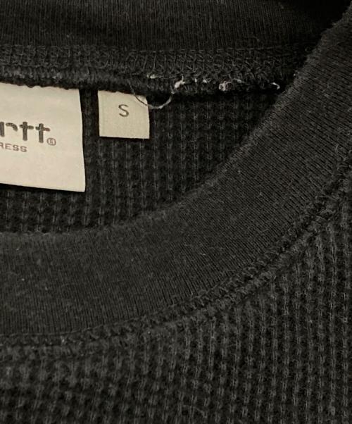 Carhartt WIP（カーハート ワーク イン プログレス）Carhartt WIP (カーハート ワーク イン プログレス) L/S BASICS SCRIPT T-SHIRT ブラック サイズ:Sの古着・服飾アイテム